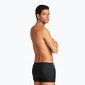 Bokserki pływackie męskie arena Threefold Short black/black/anguria 7