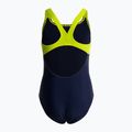 Strój pływacki jednoczęściowy dziecięcy arena Swim Pro Back One Piece navy/soft green 2