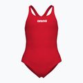 Strój pływacki jednoczęściowy dziecięcy arena Team Swim Pro Solid red/white