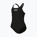 Strój pływacki jednoczęściowy dziecięcy arena Team Swim Pro Solid black/white 4