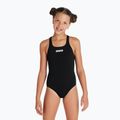 Strój pływacki jednoczęściowy dziecięcy arena Team Swim Pro Solid black/white 5