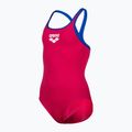 Strój pływacki jednoczęściowy dziecięcy arena Biglogo Swim Pro Back One Piece freak rose/neon blue 4