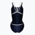 Strój pływacki jednoczęściowy damski arena One Double Cross Back One Piece navy/white/silver 2