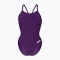Strój pływacki jednoczęściowy damski Arena Team Light Drop Solid plum/white