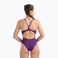 Strój pływacki jednoczęściowy damski Arena Team Light Drop Solid plum/white 7