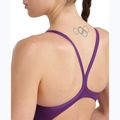 Strój pływacki jednoczęściowy damski Arena Team Light Drop Solid plum/white 8