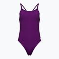 Strój pływacki jednoczęściowy damski arena Team Swimsuit Challenge Solid plum/white