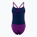Strój pływacki jednoczęściowy damski arena Team Swimsuit Challenge Solid plum/white 2