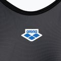 Strój pływacki jednoczęściowy damski arena Icons Fast Back Panel asphalt/black/ white/black 3