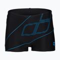 Bokserki kąpielowe dziecięce arena Swim Short Logo black/turquise 5