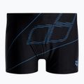 Bokserki kąpielowe dziecięce arena Swim Short Logo black/turquise