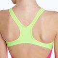 Strój pływacki jednoczęściowy dziecięcy arena Swim Pro Back Logo freak rose/soft green 8