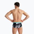 Bokserki pływackie męskie arena Icons Swim Low Waist Short Logo black/white/blue diamond 2