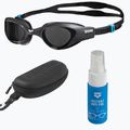 Zestaw do pływania arena Goggles Kit Okulary + Etui + Płyn black 2