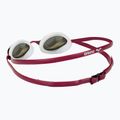 Okulary do pływania arena Python Mirror copper/white/red wine 5