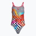 Strój pływacki jednoczęściowy damski arena Crazy Octopus Swimsuit Lace Back black