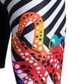 Jammery pływackie męskie arena Crazy Octopus Jammer black/white multi 4