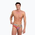 Slipy pływackie męskie arena Crazy Octopus Swim Briefs black/white multi 4