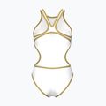Strój pływacki jednoczęściowy damski Arena One Biglogo One Piece white/gold 2