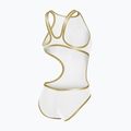 Strój pływacki jednoczęściowy damski Arena One Biglogo One Piece white/gold 5