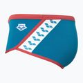 Bokserki pływackie męskie arena Icons Swim Low Waist Short Solid blue cosmo/astro red 3