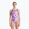 Strój pływacki jednoczęściowy damski arena Rose Texture Swimsuit Xcross Back multi pink/navy 5