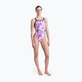 Strój pływacki jednoczęściowy damski arena Rose Texture Swimsuit Xcross Back multi pink/navy 6