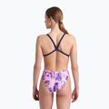 Strój pływacki jednoczęściowy damski arena Rose Texture Swimsuit Xcross Back multi pink/navy 7