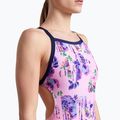 Strój pływacki jednoczęściowy damski arena Rose Texture Swimsuit Xcross Back multi pink/navy 8