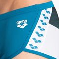 Bokserki pływackie męskie arena Planet Swim Low Waist Short blue cosmo/white multi 5