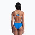 Strój pływacki jednoczęściowy damski arena One Biglogo One Piece blue river/fluo orange 3