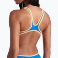 Strój pływacki jednoczęściowy damski arena One Biglogo One Piece blue river/fluo orange 5