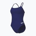 Strój pływacki jednoczęściowy damski arena Lace Back Solid navy/white 4