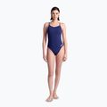 Strój pływacki jednoczęściowy damski arena Lace Back Solid navy/white 6