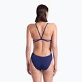 Strój pływacki jednoczęściowy damski arena Lace Back Solid navy/white 7