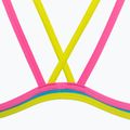 Strój pływacki jednoczęściowy damski arena One Double Cross Back One Piece turquoise/fluo pink/soft green 5