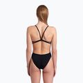 Strój pływacki jednoczęściowy damski arena Lace Back Solid black/white 7
