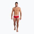 Bokserki pływackie męskie arena Icons Swim Low Waist Short Solid red/white 5