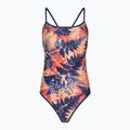 Strój pływacki jednoczęściowy damski dwustronny arena Reversible Swimsuit Challenge Back navy/multi