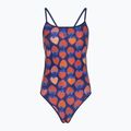 Strój pływacki jednoczęściowy damski dwustronny arena Reversible Swimsuit Challenge Back navy/multi 4