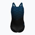 Strój pływacki jednoczęściowy dziecięcy arena Kikko V Swim Pro Back black/blue china