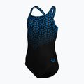 Strój pływacki jednoczęściowy dziecięcy arena Kikko V Swim Pro Back black/blue china 2