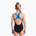 Strój pływacki jednoczęściowy dziecięcy arena Kikko V Swim Pro Back black/blue china 7