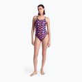 Strój pływacki jednoczęściowy damski dwustronny arena Reversible Swimsuit Challenge Back navy/multi 10