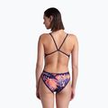 Strój pływacki jednoczęściowy damski dwustronny arena Reversible Swimsuit Challenge Back navy/multi 11