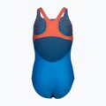 Strój pływacki jednoczęściowy dziecięcy arena Kikko V Swim Pro Back blue china/calypso coral 3