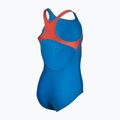 Strój pływacki jednoczęściowy dziecięcy arena Kikko V Swim Pro Back blue china/calypso coral 4
