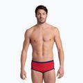 Bokserki pływackie męskie arena Icons Swim Low Waist Short Solid red/navy 4