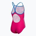 Strój pływacki jednoczęściowy dziecięcy arena Daly Light Drop Back freak rose/blue china 4