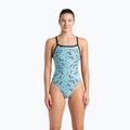 Strój pływacki jednoczęściowy damski arena Escape Challenge Back black/water blue multi